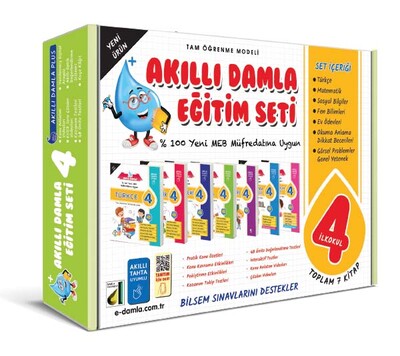 (2018) AKILLI DAMLA EĞİTİM SETİ-4. SINIF - Thumbnail