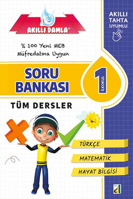 Damla Eğitim - (2020) AKILLI DAMLA TÜM DERSLER SORU BANKASI-1. SINIF