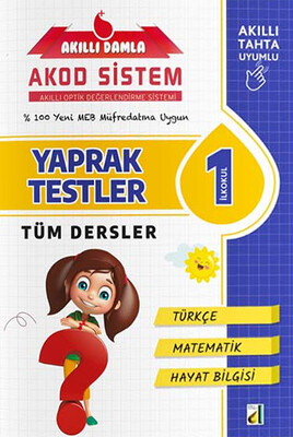 Damla Eğitim - (2020) AKILLI DAMLA TÜM DERSLER YAPRAK TESTLER-1. SINIF