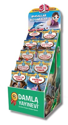 Damla Yayınevi - 3 BOYUTLU MASALLAR STANDI KAMPANYASI (200 KİTAP)