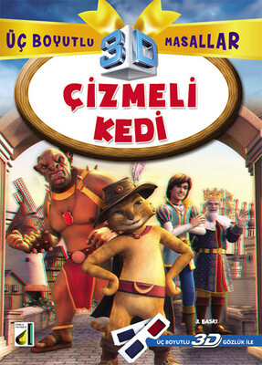 Damla Yayınevi - ÇİZMELİ KEDİ (3D GÖZLÜK İLE)