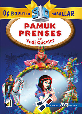 Damla Yayınevi - PAMUK PRENSES VE YEDİ CÜCELER (3D GÖZLÜK İLE)