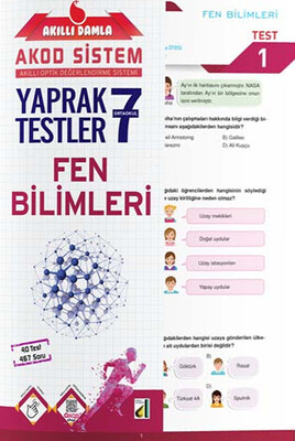 AKILLI DAMLA FEN BİLİMLERİ YAPRAK TESTLER-7. SINIF - Thumbnail