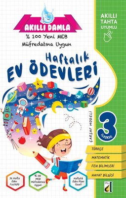 Damla Eğitim - AKILLI DAMLA HAFTALIK EV ÖDEVLERİ-3. SINIF