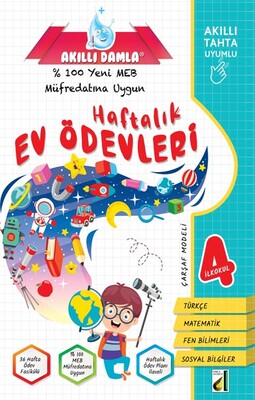 Damla Eğitim - AKILLI DAMLA HAFTALIK EV ÖDEVLERİ-4. SINIF