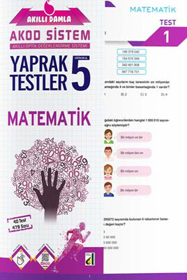 Damla Eğitim - AKILLI DAMLA MATEMATİK YAPRAK TESTLER-5. SINIF