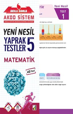 Damla Eğitim - AKILLI DAMLA MATEMATİK YENİ NESİL YAPRAK TESTLER-5. SINIF