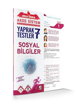 Damla Eğitim - AKILLI DAMLA SOSYAL BİLGİLER YAPRAK TESTLER-7. SINIF