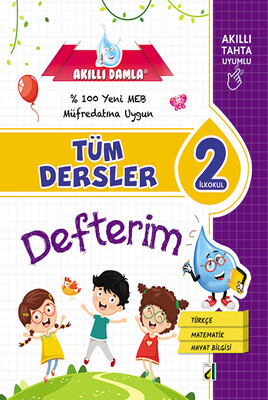 Damla Eğitim - AKILLI DAMLA TÜM DERSLER DEFTERİM-2. SINIF