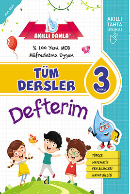 Damla Eğitim - AKILLI DAMLA TÜM DERSLER DEFTERİM-3. SINIF