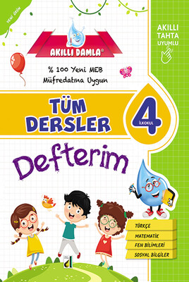 Damla Eğitim - AKILLI DAMLA TÜM DERSLER DEFTERİM-4. SINIF