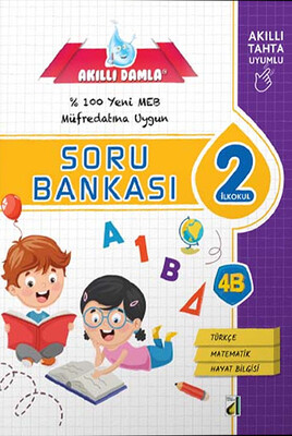 AKILLI DAMLA TÜM DERSLER SORU BANKASI-2. SINIF - Thumbnail