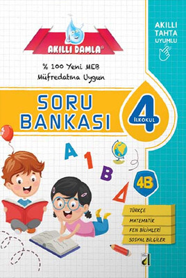 Damla Eğitim - AKILLI DAMLA TÜM DERSLER SORU BANKASI-4. SINIF