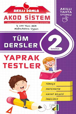 Damla Eğitim - AKILLI DAMLA TÜM DERSLER YAPRAK TESTLER-2. SINIF
