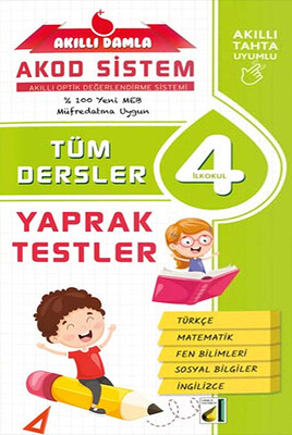 Damla Eğitim - AKILLI DAMLA TÜM DERSLER YAPRAK TESTLER-4. SINIF