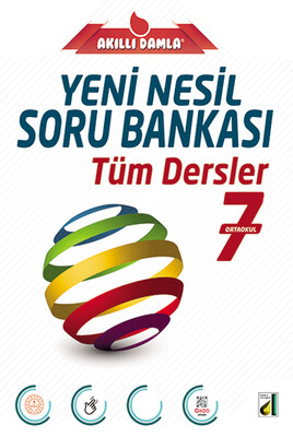 Damla Eğitim - AKILLI DAMLA TÜM DERSLER YENİ NESİL SORU BANKASI-7. SINIF