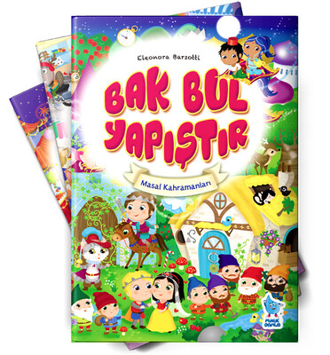 Minik Damla - BAK BUL YAPIŞTIR (3 KİTAP)