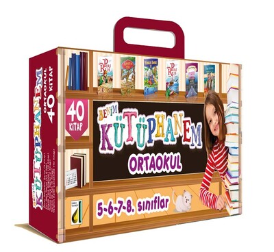 Damla Yayınevi - BENİM KÜTÜPHANEM ORTAOKUL-5.6.7.8. SINIFLAR (40 KİTAP) Damla Yayınevi - BENİM KÜTÜPHANEM ORTAOKUL-5.6.7.8. SINIFLAR (40 KİTAP)
