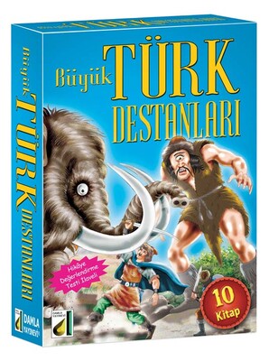 Damla Yayınevi - BÜYÜK TÜRK DESTANLARI (10 KİTAP)