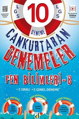 Damla Yayınevi - CANKURTARAN DENEMELER FEN BİLİMLERİ-8