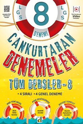 Damla Yayınevi - CANKURTARAN DENEMELER TÜM DERSLER-8