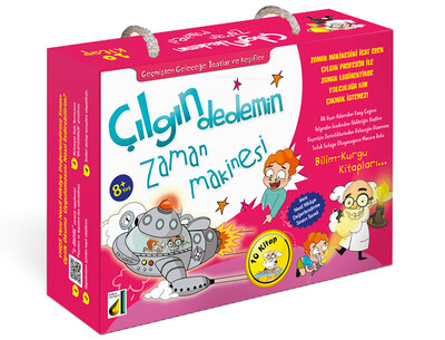 Damla Yayınevi - ÇILGIN DEDEMİN ZAMAN MAKİNESİ-1: GEÇMİŞTEN GELECEĞE İCATLAR VE KEŞİFLER (10 KİTAP)