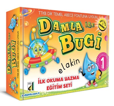 DAMLA İLE BUGİ İLK OKUMA YAZMA EĞİTİM SETİ - Thumbnail