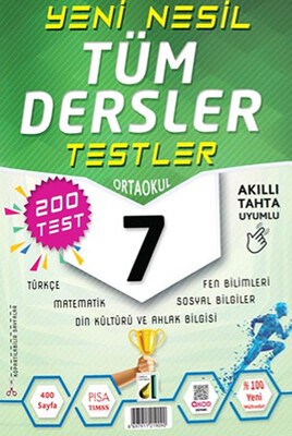 DAMLA YENİ NESİL TÜM DERSLER TESTLER-7. SINIF - Thumbnail