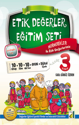 Damla Yayınevi - ETİK DEĞERLER EĞİTİM SETİ-3. SINIF (10 KİTAP)