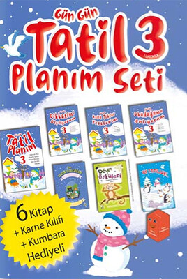 Damla Yayınevi - GÜN GÜN TATİL PLANIM SETİ-3. SINIF