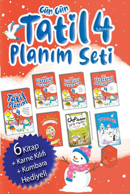 Damla Yayınevi - GÜN GÜN TATİL PLANIM SETİ-4. SINIF