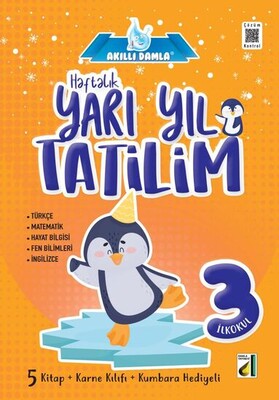 Damla Yayınevi - HAFTALIK YARI YIL TATİLİM SETİ-3. SINIF