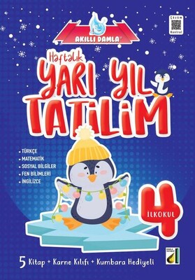 Damla Yayınevi - HAFTALIK YARI YIL TATİLİM SETİ-4. SINIF