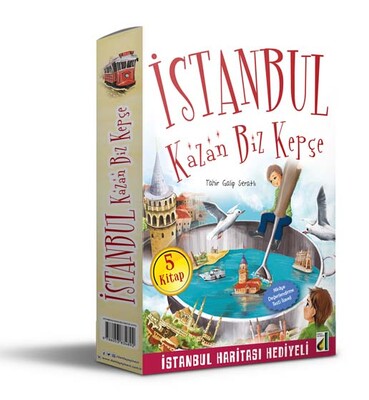 Damla Yayınevi - İSTANBUL KAZAN BİZ KEPÇE (5 KİTAP+HDS+HARİTA)