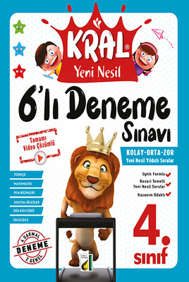 KRAL YENİ NESİL 6'LI DENEME SINAVI-4. SINIF - Thumbnail