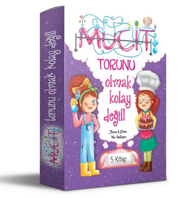 Damla Yayınevi - MUCİT TORUNU OLMAK KOLAY DEĞİL! (5 KİTAP)