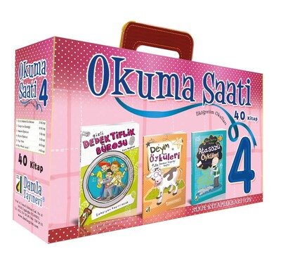 OKUMA SAATİ 4. SINIF (40 KİTAP) - Thumbnail