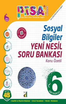 Damla Eğitim - PİSA SOSYAL BİLGİLER YENİ NESİL SORU BANKASI-6. SINIF