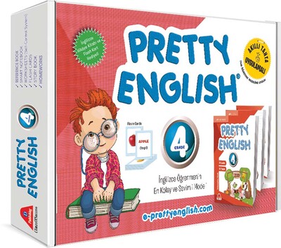 PRETTY ENGLİSH EĞİTİM SETİ-4. SINIF - Thumbnail