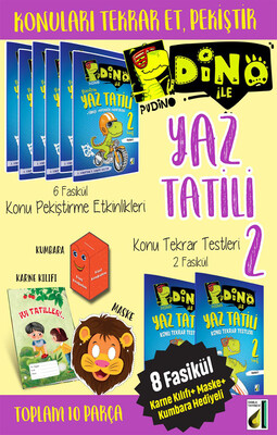 Damla Yayınevi - PUDİNO İLE YAZ TATİLİ-2. SINIF