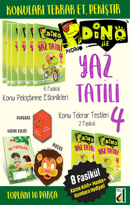 Damla Yayınevi - PUDİNO İLE YAZ TATİLİ-4. SINIF