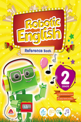 ROBOTIC ENGLISH REFERENCE BOOK-2. GRADE - Thumbnail
