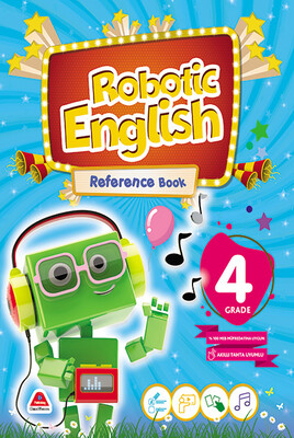 ROBOTIC ENGLISH REFERENCE BOOK-4. GRADE - Thumbnail