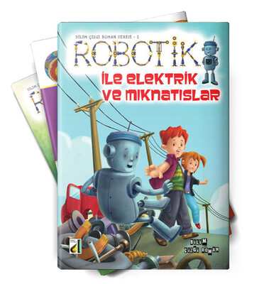 Damla Yayınevi - ROBOTİK İLE BİLİM ÇİZGİ ROMAN SERİSİ (8 KİTAP)