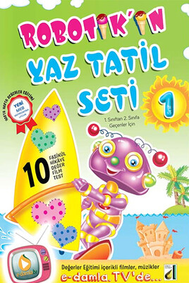 Damla Yayınevi - ROBOTİK'İN YAZ TATİL SETİ-1. SINIF
