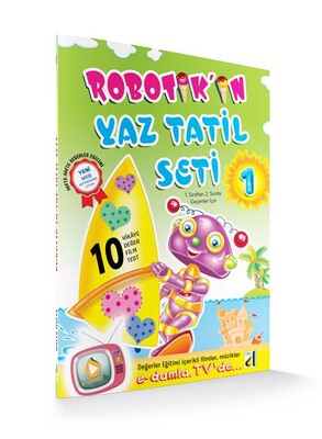 Damla Yayınevi - ROBOTİK'İN YAZ TATİL SETİ-1. SINIF