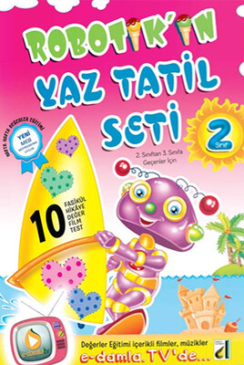 Damla Yayınevi - ROBOTİK'İN YAZ TATİL SETİ-2. SINIF