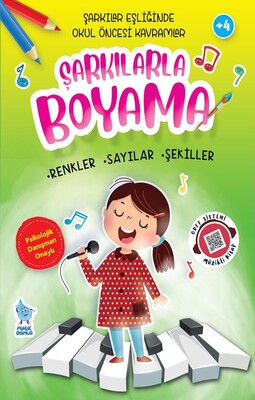 ŞARKILARLA BOYAMA (4 KİTAP) - Thumbnail