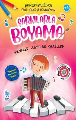 ŞARKILARLA BOYAMA (4 KİTAP) - Thumbnail