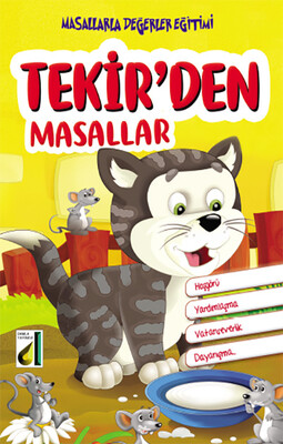 Damla Yayınevi - TEKİR'DEN MASALLAR (FLEKSİ KAPAK)